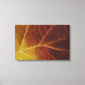 Shades of Autumn Leaf Canvas Afdruk (Voorkant)