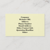 Shades of Autumn Multicolored Squares Pattern Visitekaartje (Achterkant)