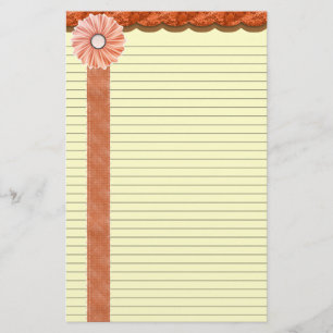 Shades of Autumn Stationery met optionele lijnen Briefpapier