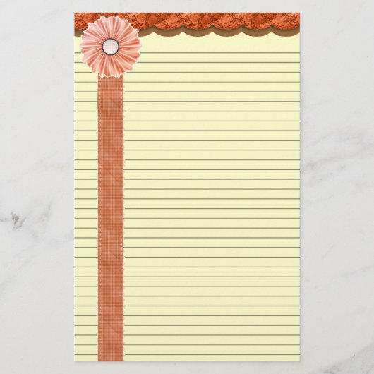 Shades of Autumn Stationery met optionele lijnen Briefpapier (Voorkant)