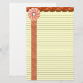 Shades of Autumn Stationery met optionele lijnen Briefpapier (Voorkant / Achterkant)