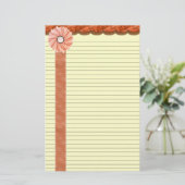 Shades of Autumn Stationery met optionele lijnen Briefpapier (Staand voorkant)