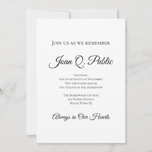 Shades of Autumn viering van het leven Memorial Kaart (Achterkant)