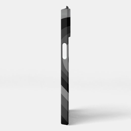 Shades of Black Hears Phone Case iPhone Hoesje (Rechterkant)