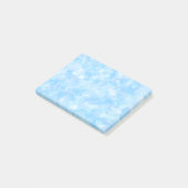 Shades of Bleek Blue Cheerful Bubely look Custom Post-it® Notes (Schuin)