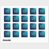Shades of Blue Address Sticker (Vel)