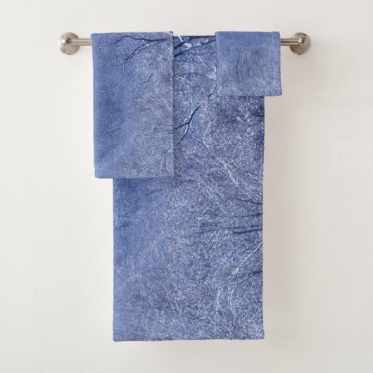 Shades of Blue Bath Towel Set Bad Handdoek (Insitu)
