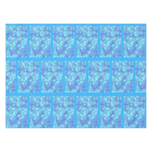 Shades of Blue bokehTablecloth Tafelkleed (Voorkant (Horizontaal))
