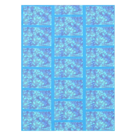 Shades of Blue bokehTablecloth Tafelkleed (Voorkant)