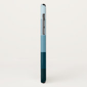 Shades of Blue Chic Wide Stripes Case-Mate iPhone Case (Achterkant/links)