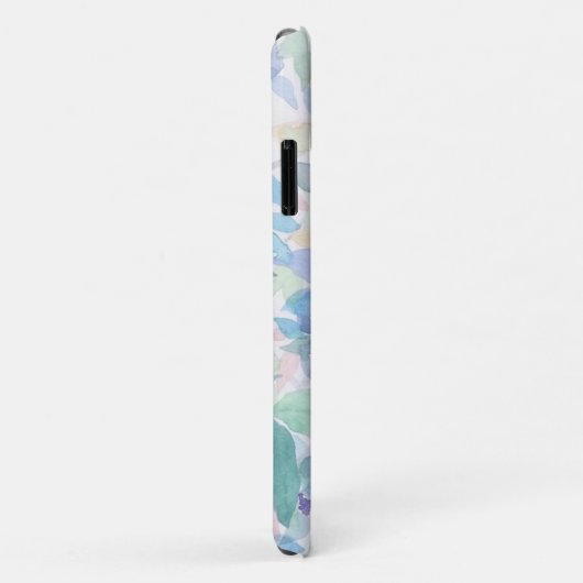 Shades of Blue Floral Phone Case (Achterkant/rechts)