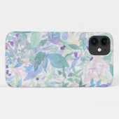 Shades of Blue Floral Phone Case (Achterkant (horizontaal))