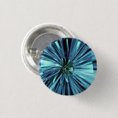 Shades of Blue Fractal Art Button (Voorkant /achterkant)