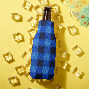 Shades of Blue Gingham Pset Crochet Flesjeskoeler