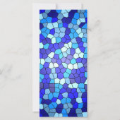 Shades of Blue Glas in lood van Shirley Taylor (Achterkant)