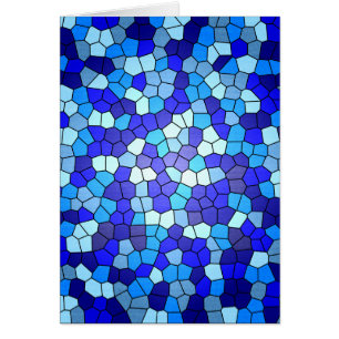 Shades of Blue Glas in lood van Shirley Taylor