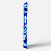 Shades of Blue Glas in lood van Shirley Taylor Case-Mate iPhone Case (Achterkant / Rechts)