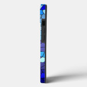 Shades of Blue Glas in lood van Shirley Taylor Case-Mate iPhone Case (Achterkant / Links)