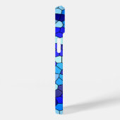 Shades of Blue Glas in lood van Shirley Taylor Case-Mate iPhone Case (Achterkant / Rechts)