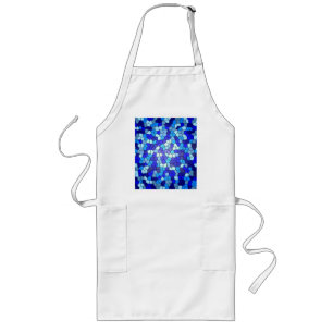 Shades of Blue Glas in lood van Shirley Taylor Lang Schort