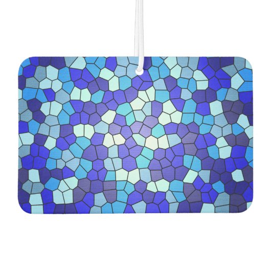 Shades of Blue Glas in lood van Shirley Taylor Luchtverfrisser (Voorkant)