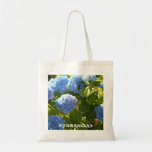 Shades of Blue Hydrangeas Tote Bag (Voorkant)