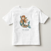 Shades of Blue kleine zeemeermin Kinder Shirts (Voorkant)