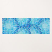 Shades of Blue Mandala Pattern Yogamat (Voorkant (horizontaal))