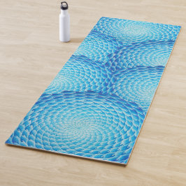 Shades of Blue Mandala Pattern Yogamat