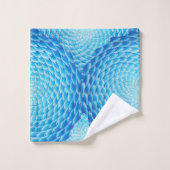 Shades of Blue Mandala Towel Set Bad Handdoek (Wasdoekje)