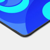 Shades of Blue Modern Abstract Fractal Art Bureaumat (Hoek)