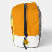 Shades of Blue Pattern Daffodils Toilettas Toilettasje (Rechts)