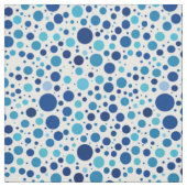 Shades of Blue Polka Dots Stof (Swatch)