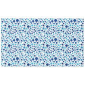 Shades of Blue Polka Dots Tafelkleed (Voorkant (Horizontaal))