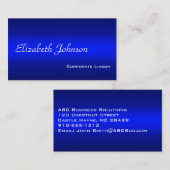 Shades of Blue Professional Standard Visitekaartje (Voorkant / Achterkant)