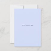 Shades of Blue, Save the Date, Uitnodiging voor de (Achterkant)