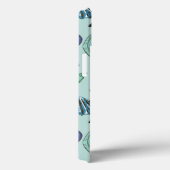 Shades of Blue Seashells and Starfish Pattern Case-Mate iPhone Case (Achterkant / Rechts)