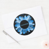 Shades of Blue Starburst Stickers (Envelop)