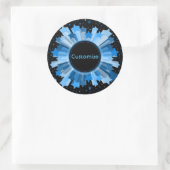 Shades of Blue Starburst Stickers (Tas)