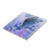 Shades of Blue Tile Tegeltje (Zijkant)