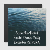 Shades of Blue Water Abstract Natuur Fotografie (Voorkant / Achterkant)