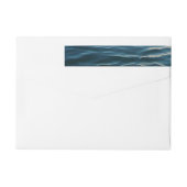 Shades of Blue Water Abstract Natuur Fotografie (Achterkant)