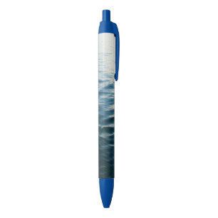 Shades of Blue Water Abstract Natuur Fotografie Blauwe Inkt Pen