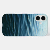 Shades of Blue Water Abstract Natuur Fotografie Case-Mate iPhone Case (Achterkant (horizontaal))
