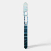 Shades of Blue Water Abstract Natuur Fotografie Case-Mate iPhone Case (Achterkant / Links)