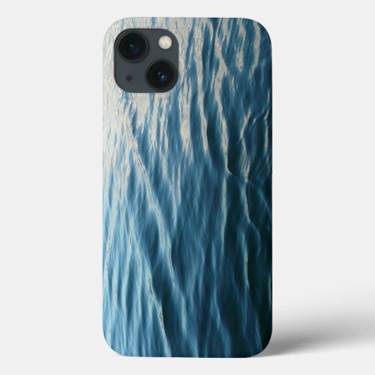 Shades of Blue Water Abstract Natuur Fotografie Case-Mate iPhone Case (Achterkant)