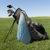 Shades of Blue Water Abstract Natuur Fotografie Golfhanddoek (Groen)