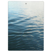Shades of Blue Water Abstract Natuur Fotografie Klembord (Achterkant)