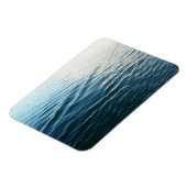 Shades of Blue Water Abstract Natuur Fotografie Magneet (Linkerzijde)