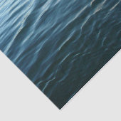 Shades of Blue Water Abstract Natuur Fotografie Tissuepapier (Detail)